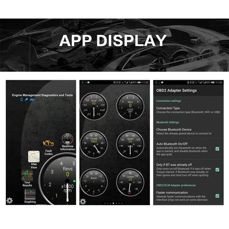 Mr Cartool OBD2 V1.5 Авто Диагностика OBD elm327 сканер инструмент| |