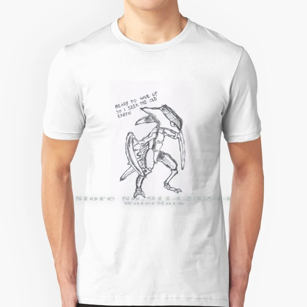 Kabutops-Pronto A Dare Così Cerco La Vecchia Maglietta Della Terra Cotone 6Xl Kabutops Go Rza Gza Metodo Uomo Ghostface Killah Odb Rap