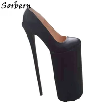 Sorbern T-Show queen/туфли-лодочки женские туфли-лодочки с перекрещивающимися ремешками туфли на очень высоком каблуке 12 дюймов, женская обувь на экстремальной платформе на заказ