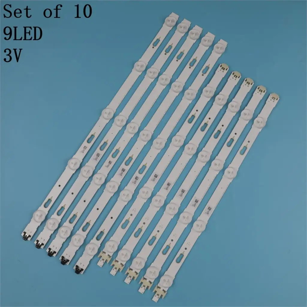 New 10 PCS/set LED backlight strip for samsung UN40JU6700 V5DU-400DCA-R1 V5DU-400DCB-R1 BN96-34792A 34791A S_5u75_40_FL_R05 L04