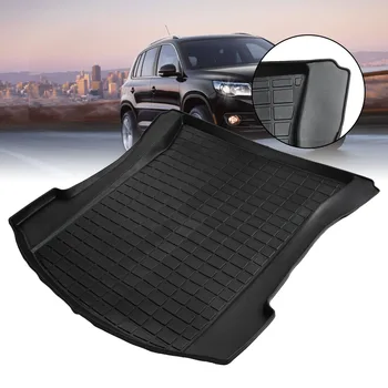 

For Tesla Model 3 1pc Black Trunk Floor Durable TPE Mat Cargo Liner Rear Cargo Tray DIY Accessories
