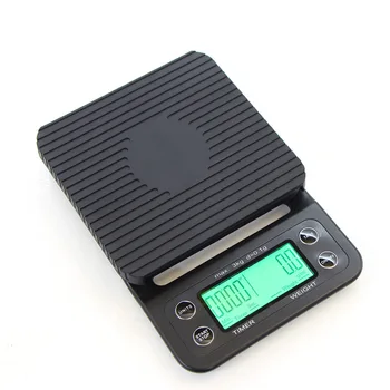 

Professional Bar Counter Hand Coffee Timing Multi-Function Electronic Scale Kitchen Baking Precision 0.1 G-3KG