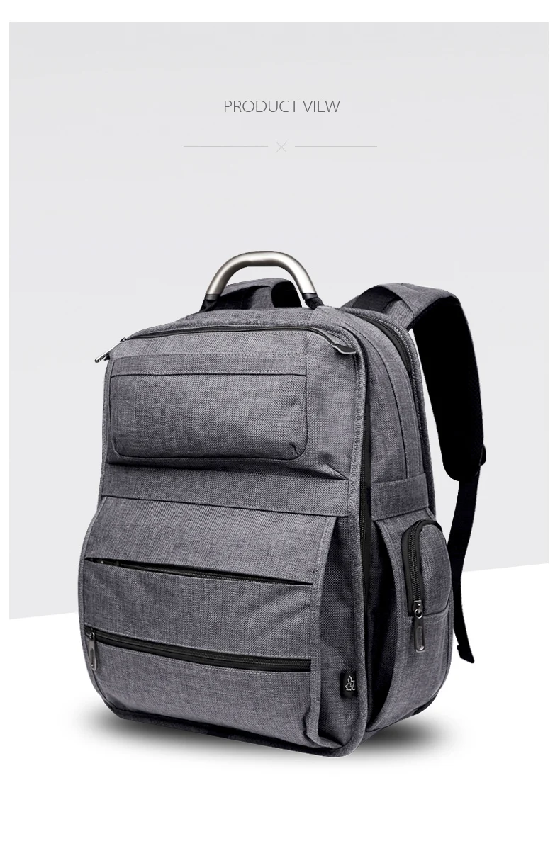 CAI мужской 1" рюкзак для ноутбука на молнии, дизайнерская школьная сумка, Повседневная дорожная сумка для книг, вместительные сумки, Осенняя мода
