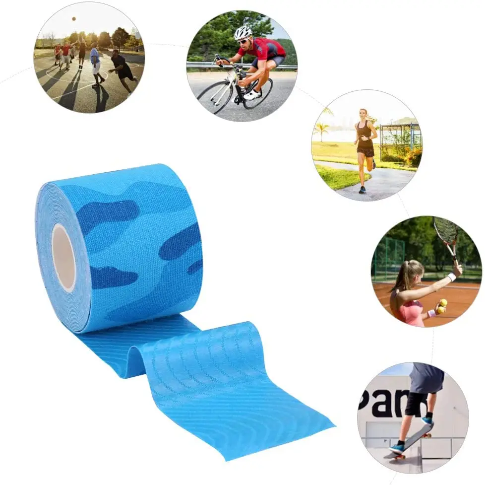 2 Rotolo Nastro Kinesiologico, Cerotto Muscolare, Kinesio Tape