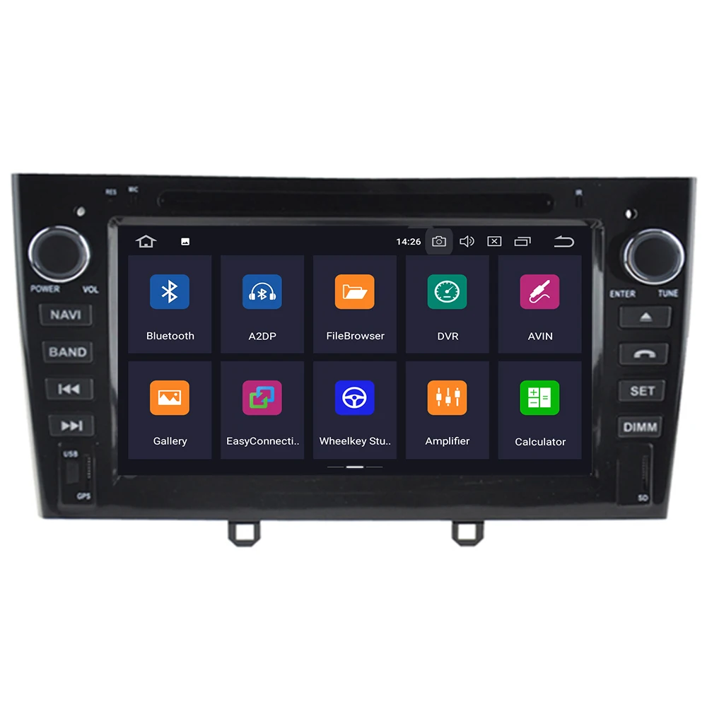 Clearance Free shipping! 4+32G Android 9.0 Car dvd radio GPS Navigation for PEUGEOT 308 2007-2013,408 2011-2014 Multimedia player WIFI RDS 1
