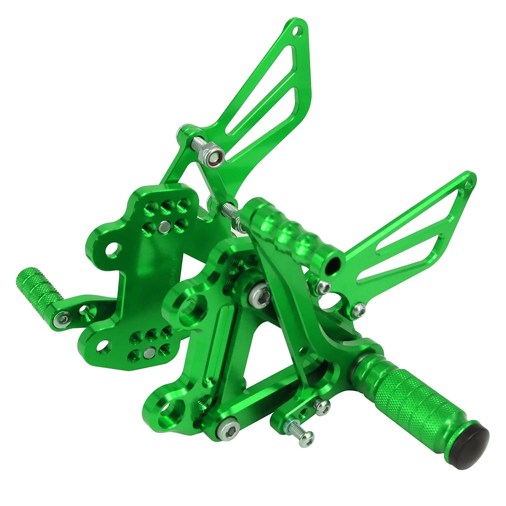 Мотоцикл с ЧПУ Регулируемые подножки педали Подставки для KAWASAKI Ninja ZX6R ZX9R 1998 1999 2000