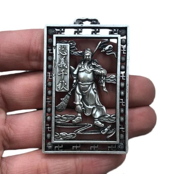 

LAOJUNLU White Copper Guan Gong Pendant Loyalty Qianqiu Brand