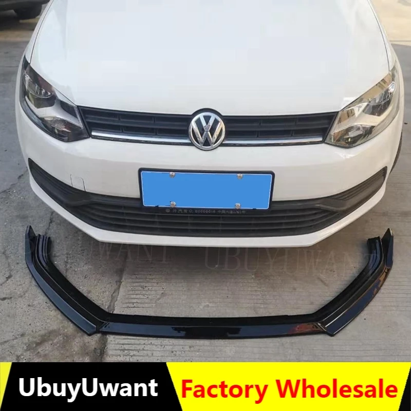 3 шт./компл. Защита бампера переднего для 2012-2018 Volkswagen POLO декоративный диффузор губ