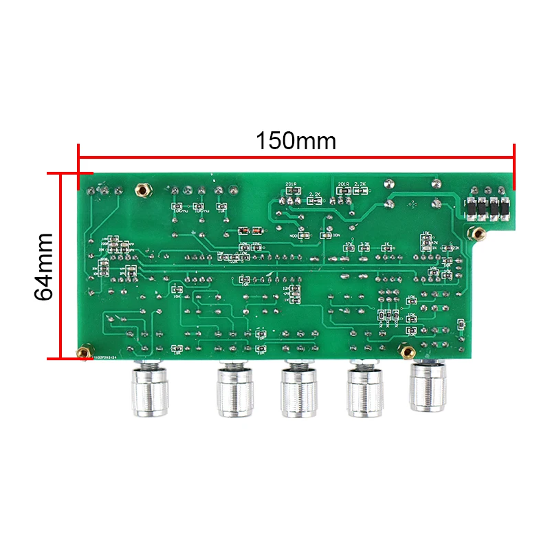 Placa de Controle Ghxamp Subwoofer Preamplificador Preamp Tone 3 Canais Tl072 Agudos Baixo Ajuste 2.1 Ne5532 - Image 6