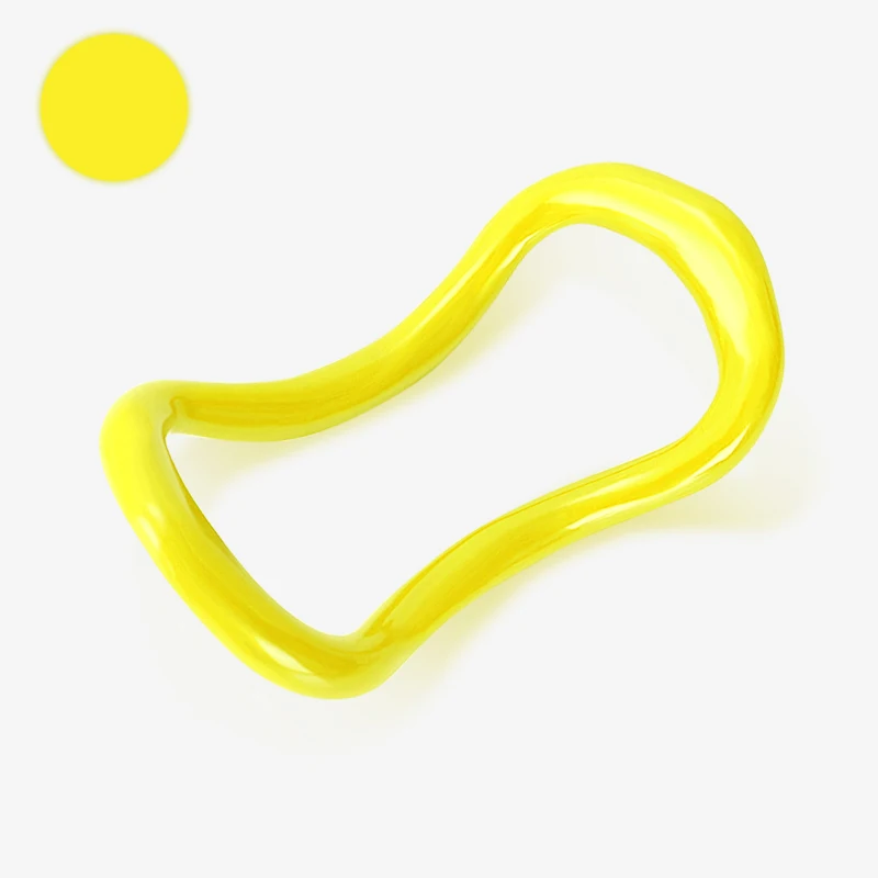 Yellow Кольцо для йоги круг оборудование для упражнений многофункциональная тренировка Пилатес фитнес тренировка эспандер тренажерный зал дома Быстрая - Цвет: Yellow