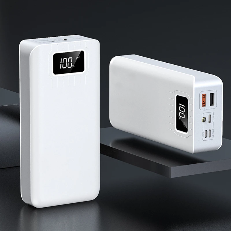 Быстрая зарядка Мощность банк 30000 мАч Type C Micro USB Мощность банк светодиодный Портативный внешний Батарея для Xiaomi huawei Iphone Мощность банка - Цвет: 20000mah