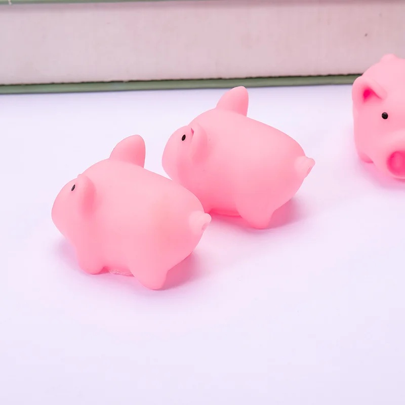 Pig squeezing and pinching pink pig BB vocal toy cute venting decompression spoofing unpacking 1 Pig squeezing and pinching pink pig BB vocal toy cute venting decompression spoofing unpacking 4