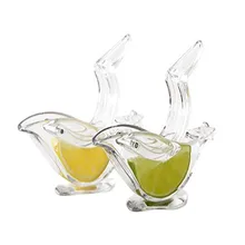  Manual Juice  Acrylic Lemon Clip Hand Orange Squeezer Machine Boat Shape Squeeze Fruit Kitchen Bar Gadget Household Tool 