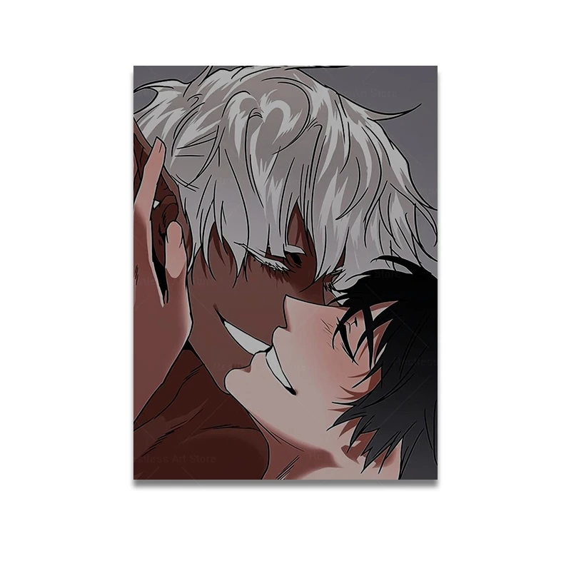 Boys Love Anime Yaoi Posters Home Manga Canvas Paintings Hd Posters Prints  Wall Art For Living Room Home Decor - Painting & Calligraphy - AliExpress