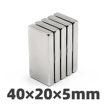 

50pcs N38 Rectangular Magnet 40x20x5mm Neodymium Magnet 40 * 20 * 5mm NdFeB Magnet 40mm x 20mm x 5mm