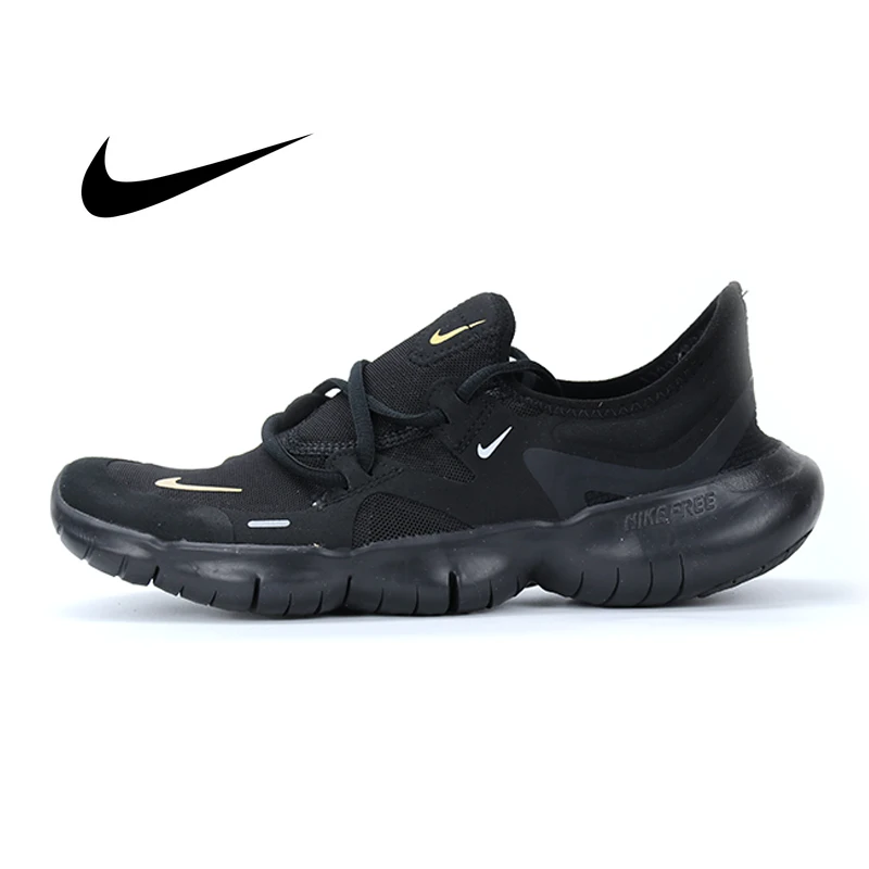 Nike Мужская обувь FREE RN 5,0 бег босиком легкие амортизационные дышащие Спортивные кроссовки AQ1289-004