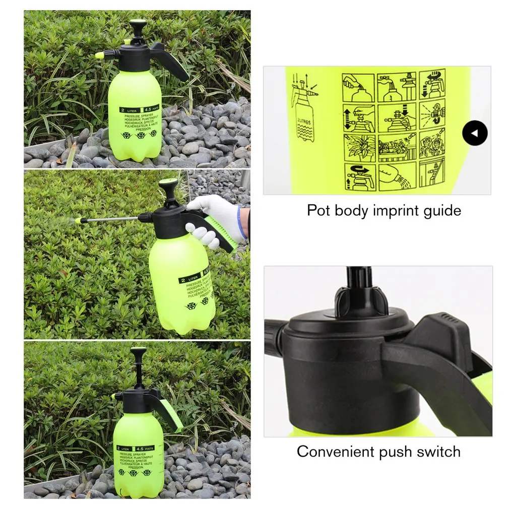 New Pressure Sprayer Long Mouth Spray Kettle Accessories Gardening Tools Plant Flowers Watering Can Pesticide Fertilizer