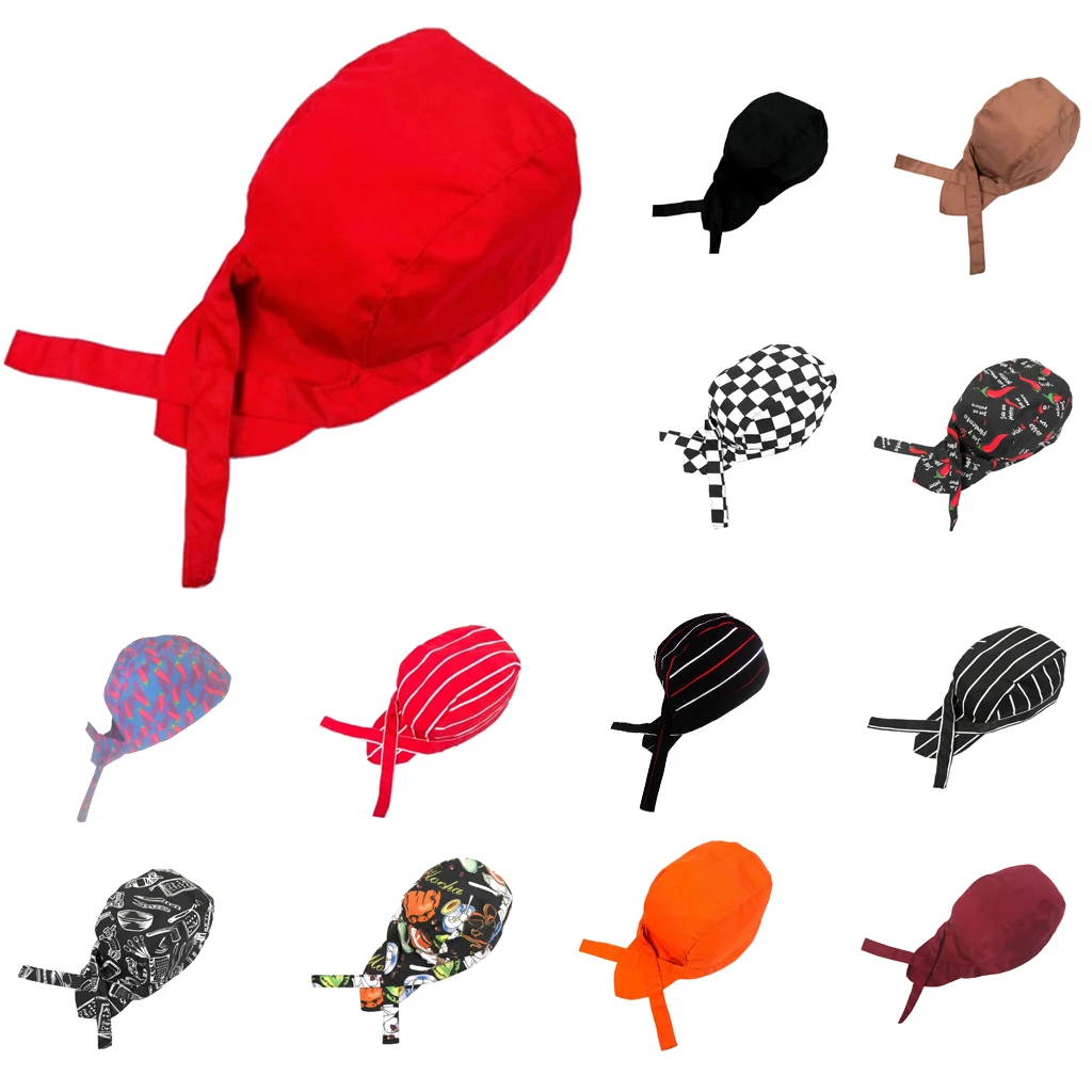 Hotel Cafe Restaurant Bar Pirate Skull Cap Chef Hat Waiter Clothing Accessory Waiter Cap Chef Cap Caterers Cap #5