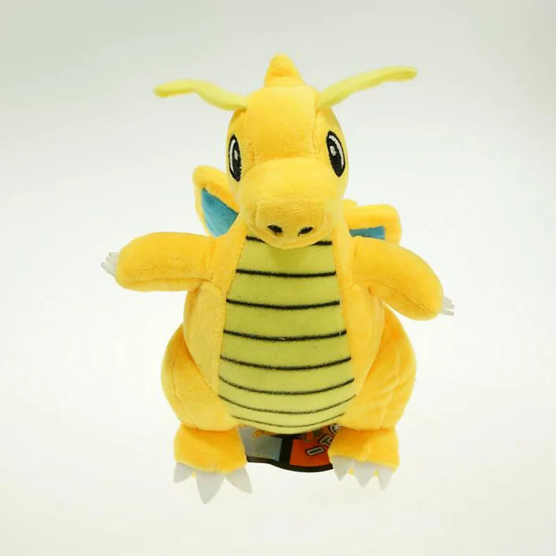 Стоящая драконит 23 см аниме pet плюшевые Dragonair Эволюция милые мягкие подушки положительная энергия хорошее качество Рождественский подарок
