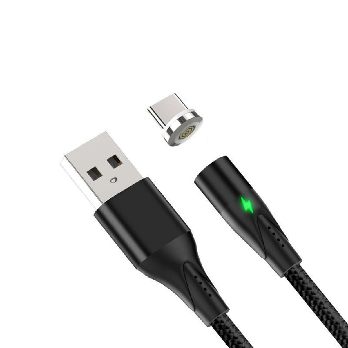 Магнитный USB кабель для передачи данных зарядный шнур 3A кабель для быстрой зарядки светодиодный индикатор USB кабели с разъемом Поддержка синхронизации данных