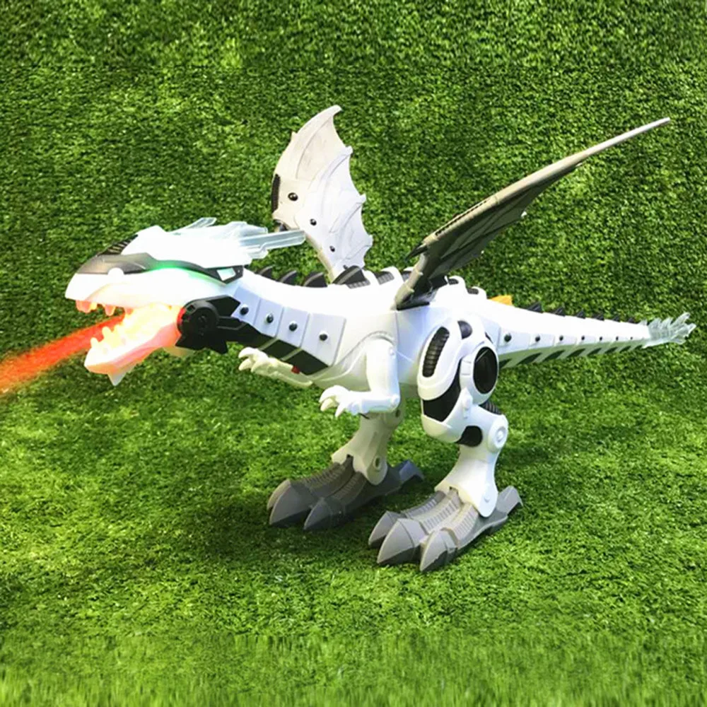 Игрушка в виде динозавра ходить дракон игрушка огнедышащий распыления воды
