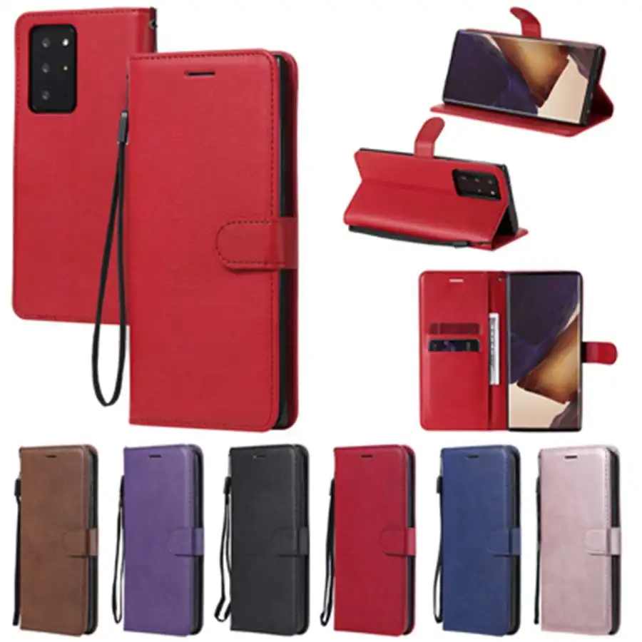 samsung silicone case PU A52 A72 Wallet Soft Case For Samsung Galaxy Note 8 9 10 20 S5 S6 S7 Edge S8 S9 S10 S20 FE S21 Puls Ultra Flip Phone Cover Bag kawaii phone cases samsung