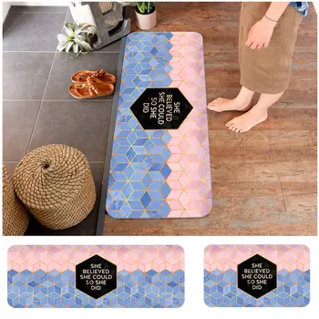 

Oil-proof Kitchen Carpets PVC Leather Floor Mats Large Floor Carpets Doormats Bedroom Tatami Waterproof Bedroom Door Mats