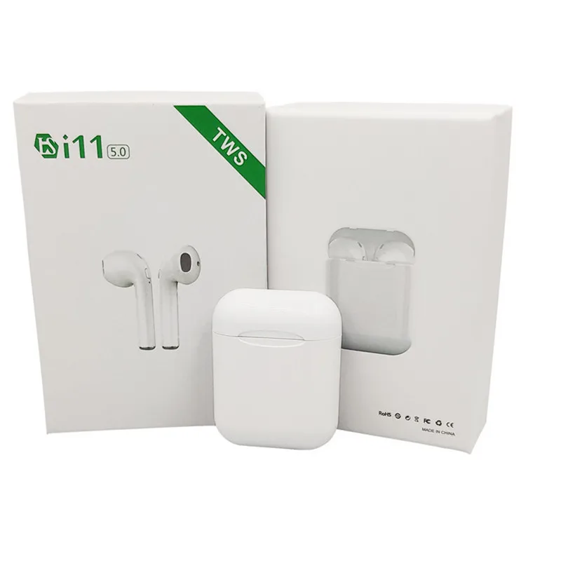 

i11 TWS Bluetooth 5.0 wireless Blue Tooth Earphones with for Mic for Xiaomi Huawei iPhone X7 Samsung S6 bluetooth headphone