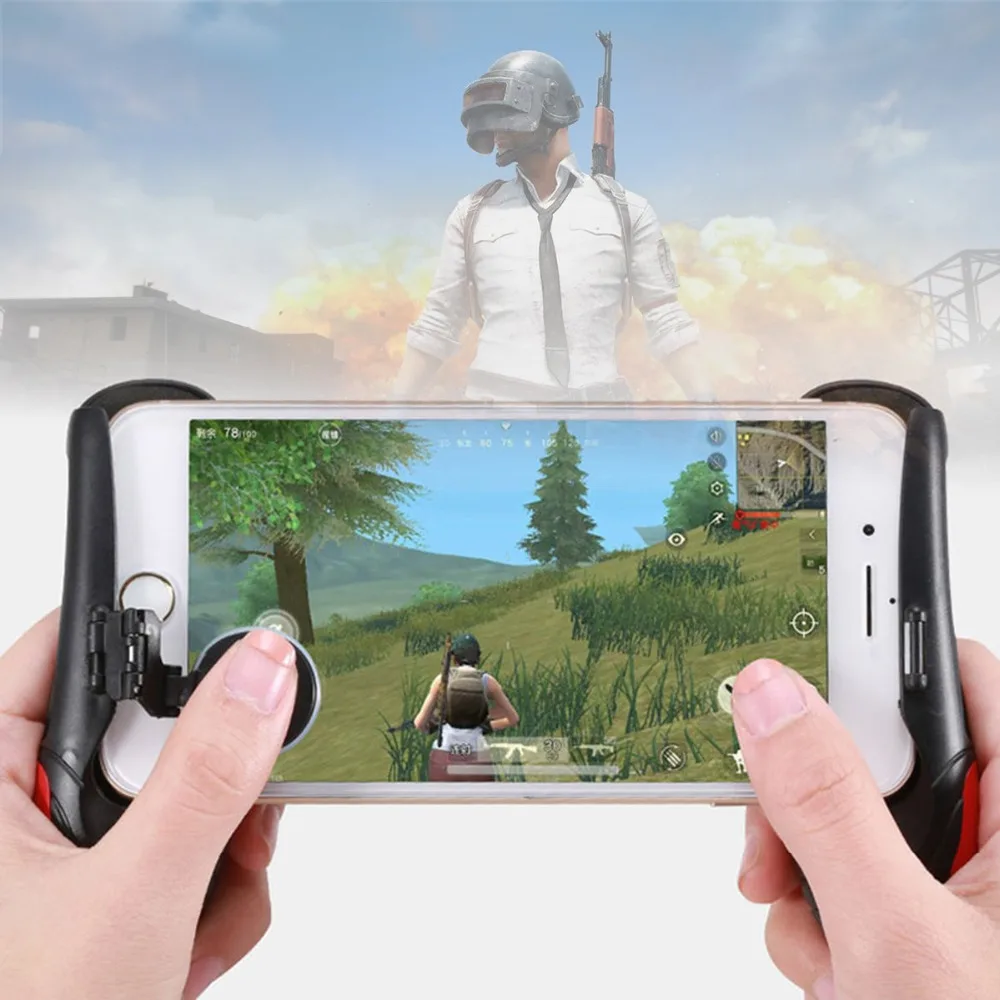 Универсальный Регулируемый игровой контроллер для PUBG MOBA игровой ручной геймпад с джойстиком от 4 до 6 дюймов держатель для мобильного телефона el