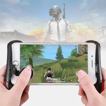 

Universal Adjustable Game Controller For PUBG MOBA Game Handheld Gamepad With Joystick 4 To 6 Inch Mobile Phone Holder el