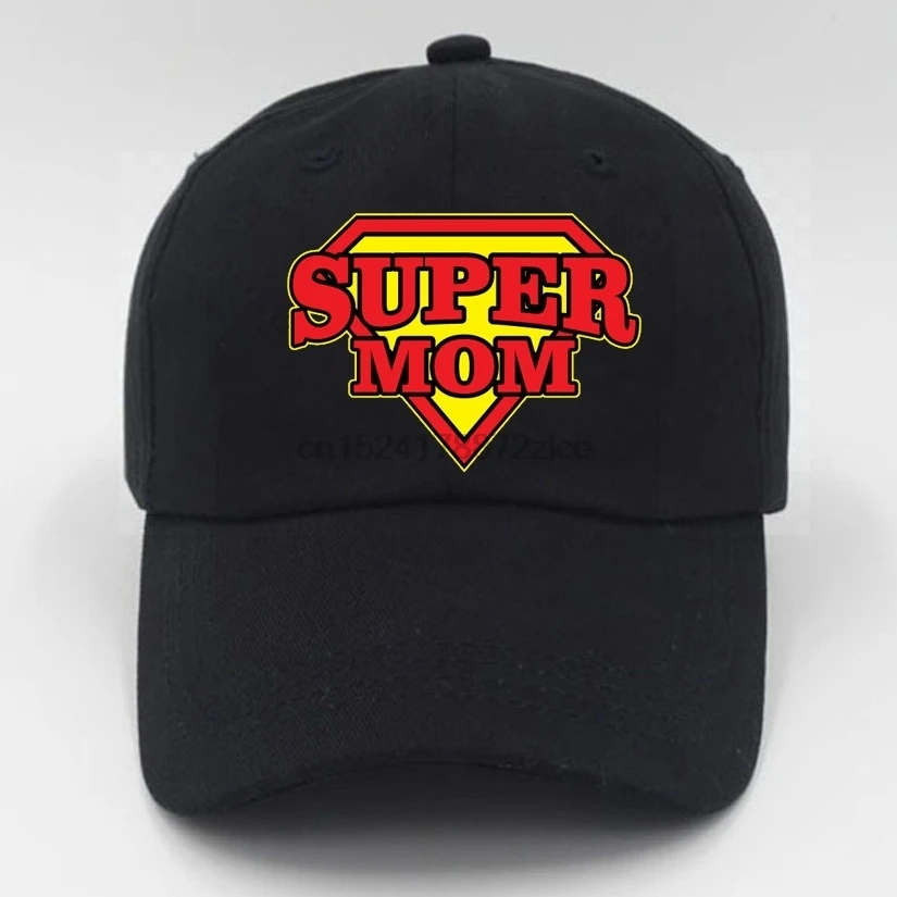 Супермама графическая Мода для женщин мужчин лето весна хлопок взрослых Кепка для бейсбола Твердая Цвет регулируемая спортивная шляпа утконоса
