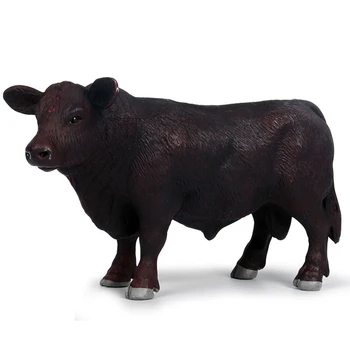 

Pvc Simulation Cattle Animals Action Figures Static Cute Model Collection Black Cow Model Toys for Kids