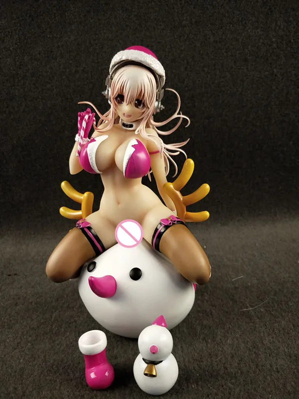 Японское аниме Супер Sonico Рождество Ver. Аниме фигурки для взрослых сексуальная Коллекционная кукла фигурки