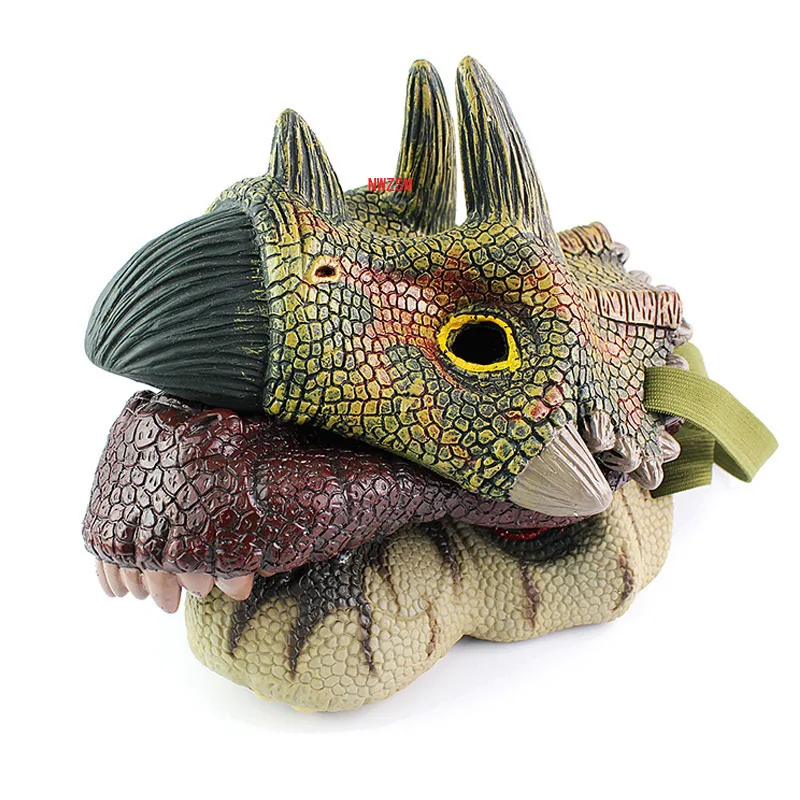 Party Mask Halloween Carnival Gift Tyrannosaurus TriceratopsMask T-Rex Dinosaur Mask Animal Cosplay Costumes Mask Props for Kids Party Mask Halloween Carnival Gift Tyrannosaurus TriceratopsMask T-Rex Dinosaur Mask Animal Cosplay Costumes Mask Props for Kids