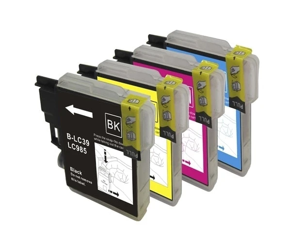 Pack 4 X Ink Cartridges Brother Lc985 Compatible - Non Printers Brother Dcp J125, J140, J315, J515, Mfc J220, J265, J410, J415-premium Printer - Ink - AliExpress