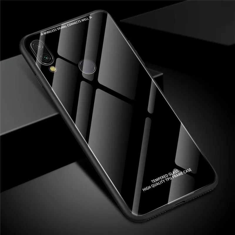 Tempered Glass Case For Xiaomi Redmi Note 7 5 6 K20 Pro 7A Luxury Tempered Glass Case Phone Cover For Xiaomi Mi 9 9 SE Coque (27)