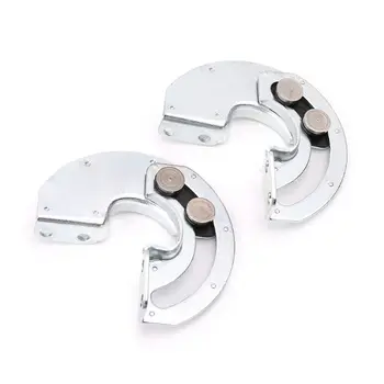 

2pcs Concealed Sliding Hinge 90 Degree Limit Carbon Steel Hinges For Industrial Equipment Cabinet Door
