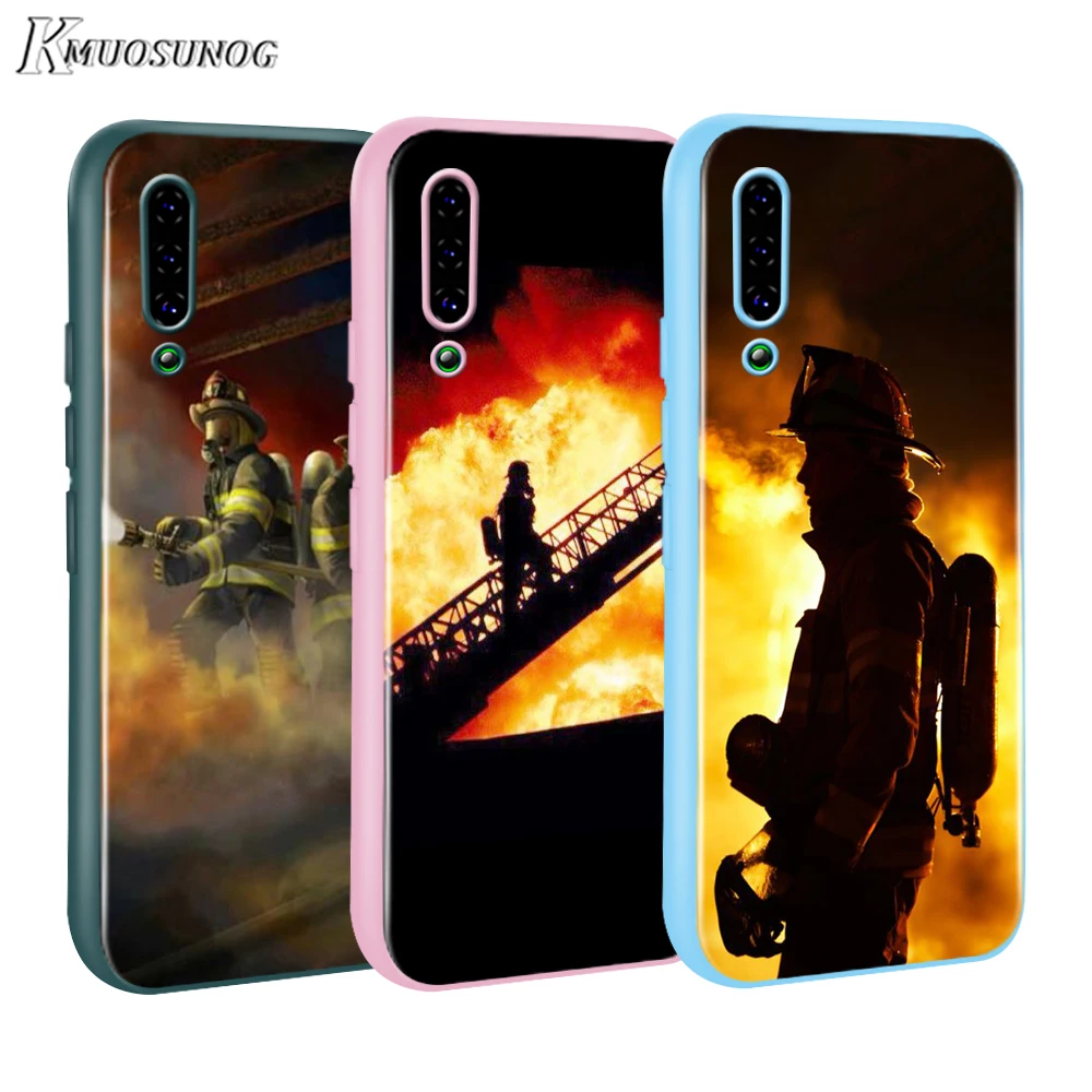 

Firefighter Heroes Baseus Candy Color Cover for Xiaomi Mi NOTE 10 9 8 Pro 9T SE A1 A2 A3 CC9 SE Lite F1 Phone Case