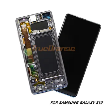 

New Original S10 G973F LCD For Samsung Galaxy S10 Display With Frame 3040x1440 LCD Touch Screen Digitizer Assembly
