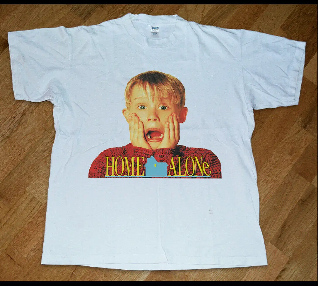 

Vintage Home Alone Macaulay Culkin As Kevin Mccallister T Shirt