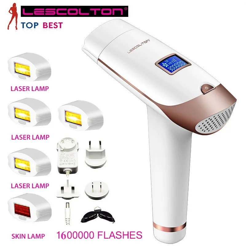 Epilator Hair-Removal-Device Ipl-Laser T009i Permanent Lescolton Shaving-Painless Home