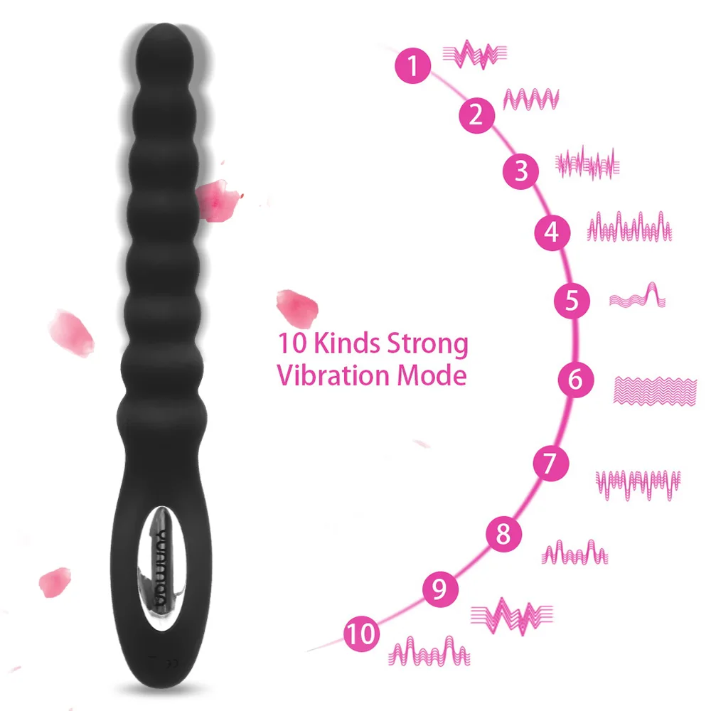 Anal Plug Vibrator Sex Toys For Men Women Couples Silicone Butt Plug Dildo Unisex Intimate 10