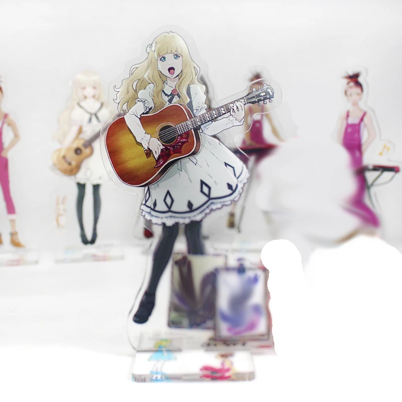 1 шт. CAROLE& TUESDAY аниме Рисунок Фигурка на акриловой подставке косплей реквизит домашний стол Декор Коллекция для подарки для мальчиков девочек