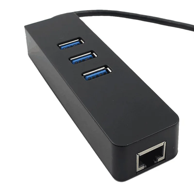 Адаптер Ethernet Type C для RJ45 1000 Мбит/с usb хаб гигабитный сетевой адаптер + 3X Порт USB3.0| |