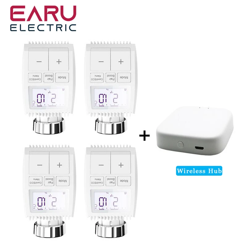 Tuya Smart ZigBee Radiator Actuator TRV Programmable Thermostatic Radiator  Valve App Remote Temperature Controller Support Alexa - AliExpress