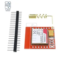 

3.7V-4.2V Mini SIM800L GPRS GSM Module MicroSIM Card Core Board Quad-band TTL Serial Port C52 SIM800 + Spring Antenna Pin Header