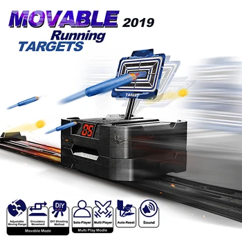 

Running Target Movable Target Adjustable DIY Shooting Electric Scoring Auto Reset Digital Targets for NERF/N-Strike Elite/Mega