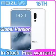 Meizu 16th, 6 ГБ, 64 ГБ, глобальная версия, Смартфон Snapdragon 845, четыре ядра, FHD экран 6,0 дюйма, распознавание лица, разблокировка, двойной динамик