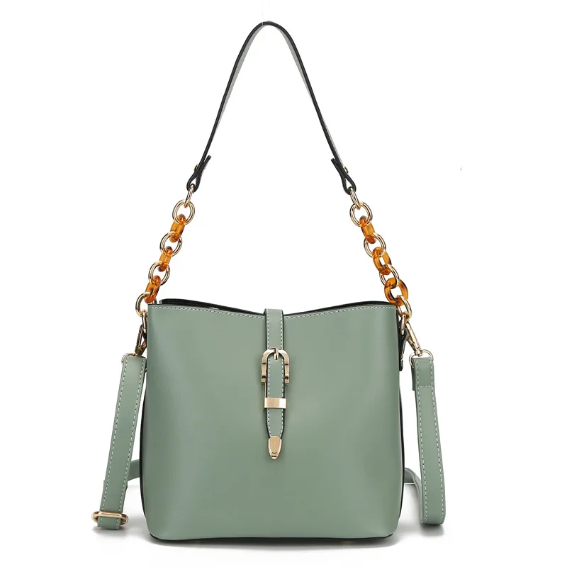 

Women Bucket lady handbag shoulder bag crossbody bag colors Pu leather fashion Purses Zipper Bucket Bags JS028