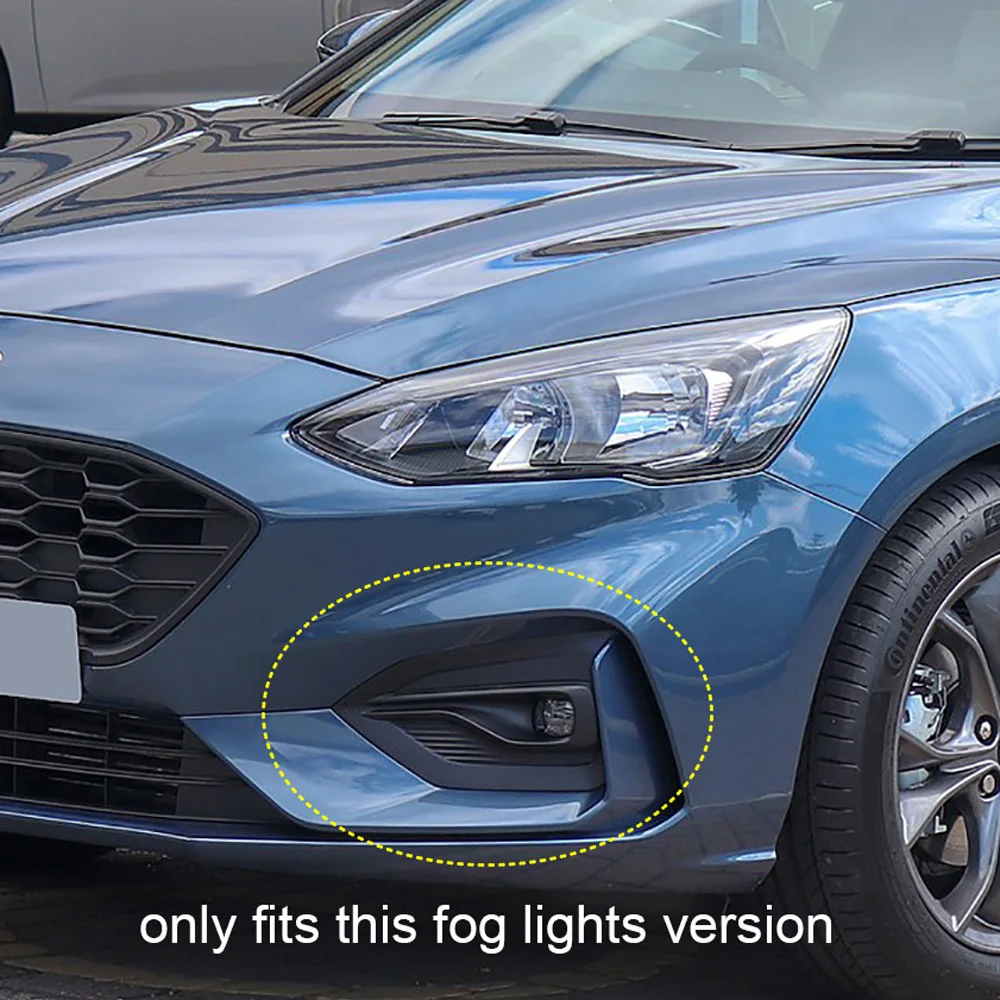 Для Ford Focus 2019 2020 ST Line ABS карбоновый автомобильный передний противотуманный